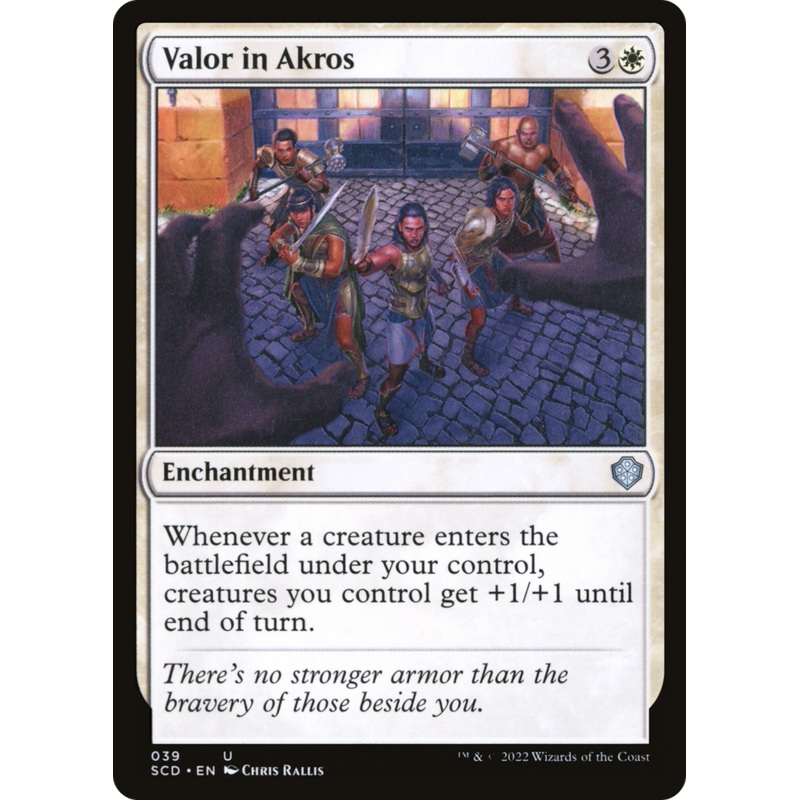 Valor in Akros [Starter Commander Decks]