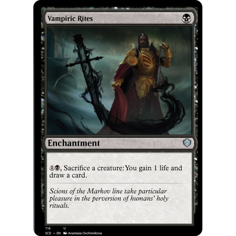 Vampiric Rites [Starter Commander Decks]