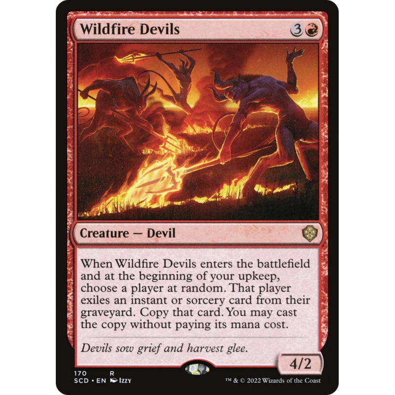 Wildfire Devils [Starter Commander Decks]