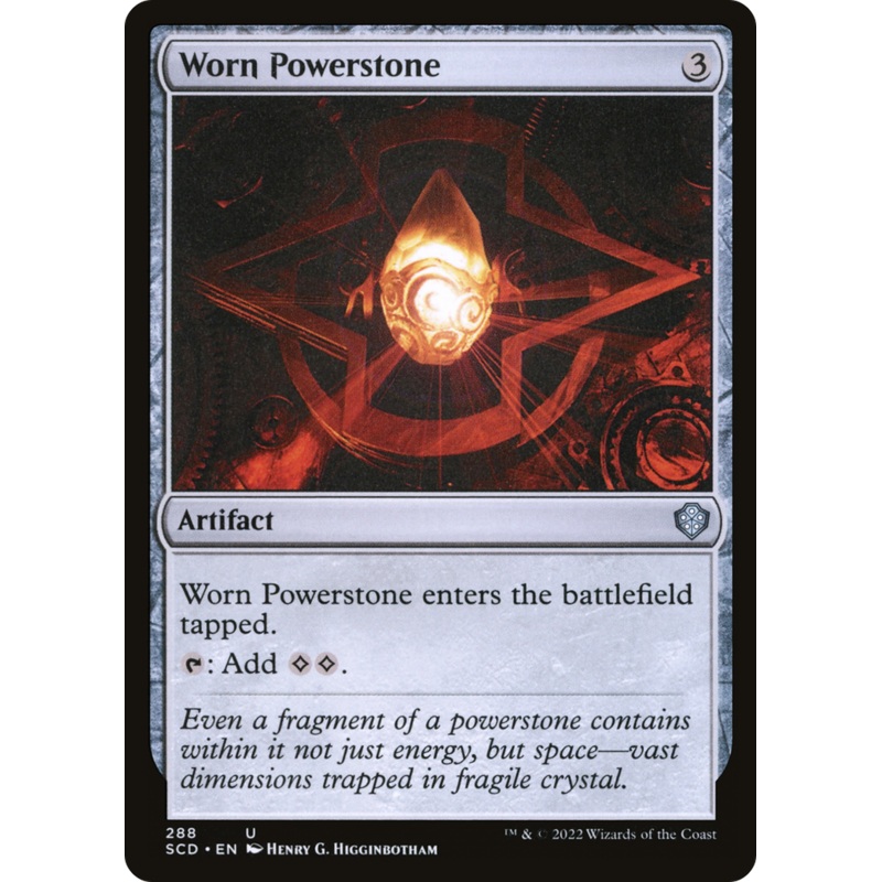 Worn Powerstone [Starter Commander Decks]
