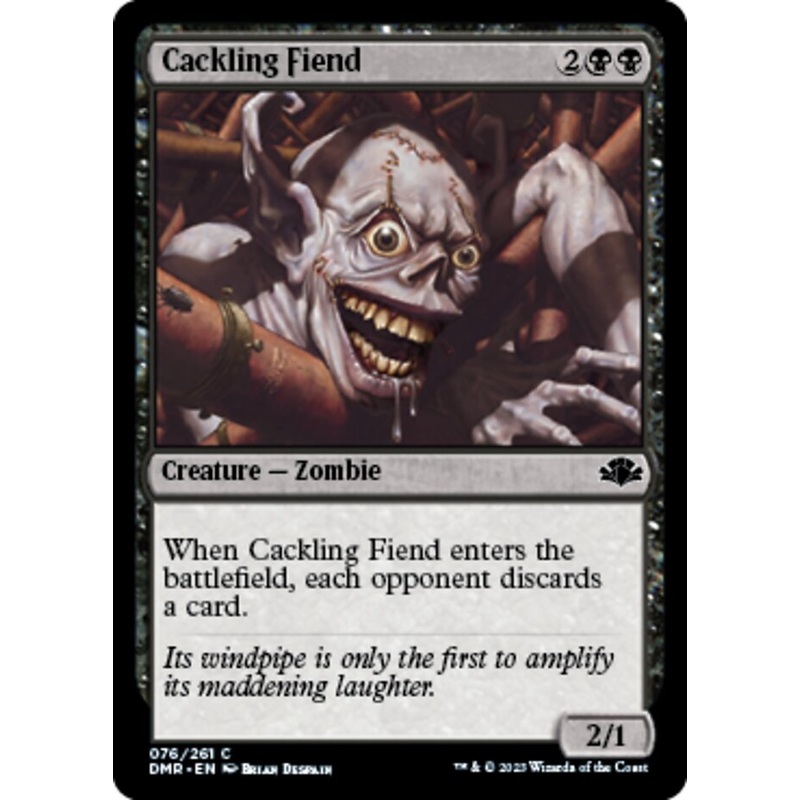 Cackling Fiend [Dominaria Remastered]