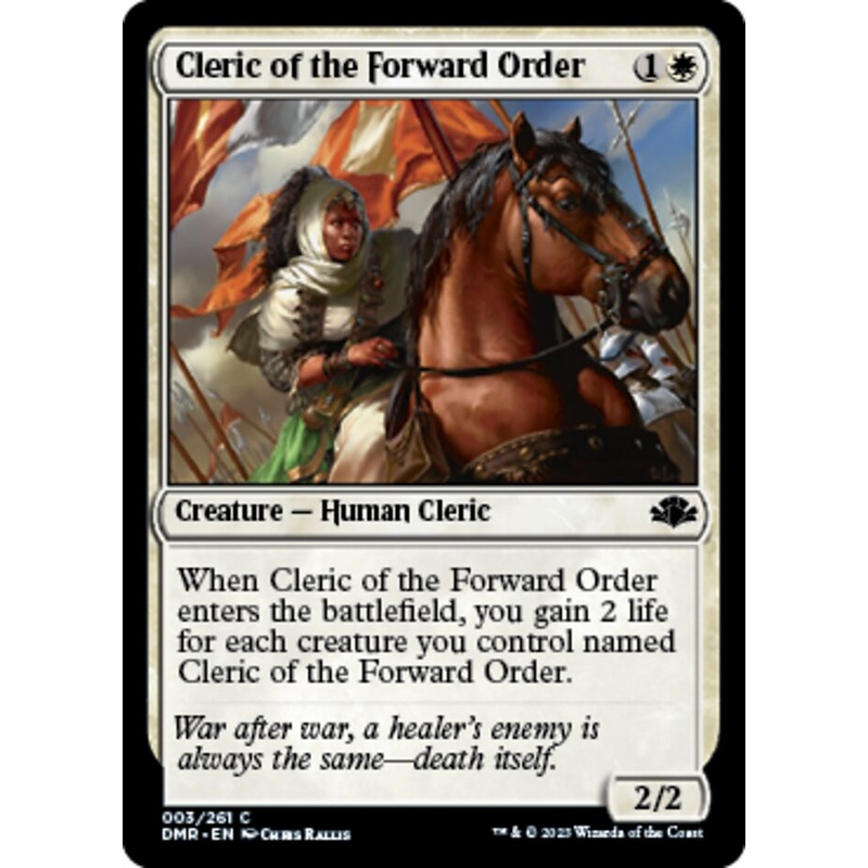 Cleric of the Forward Order [Dominaria Remastered]