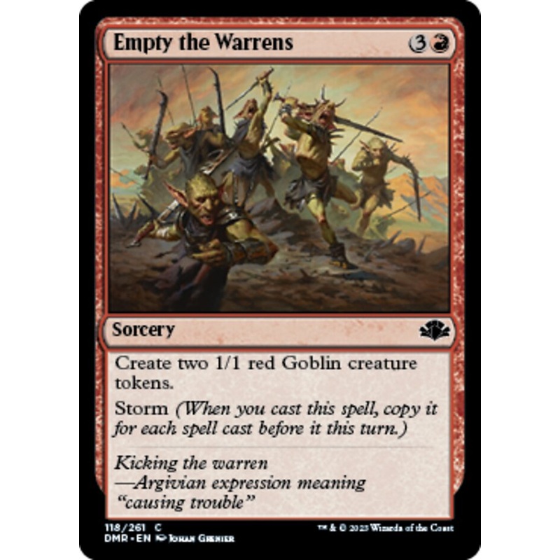 Empty the Warrens [Dominaria Remastered]