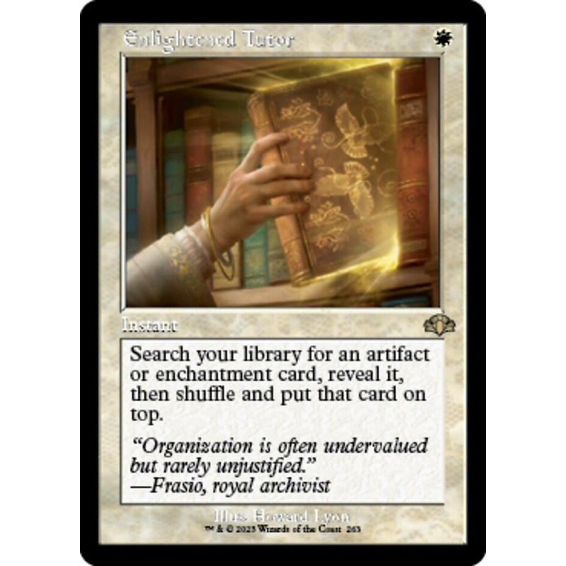 Enlightened Tutor (Retro) [Dominaria Remastered]