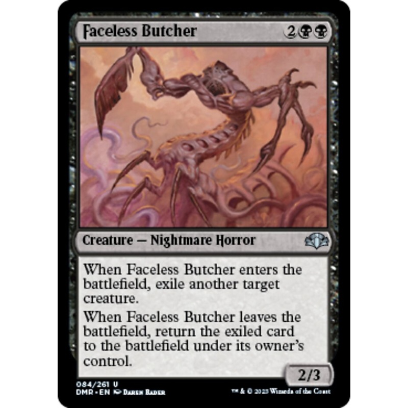 Faceless Butcher [Dominaria Remastered]