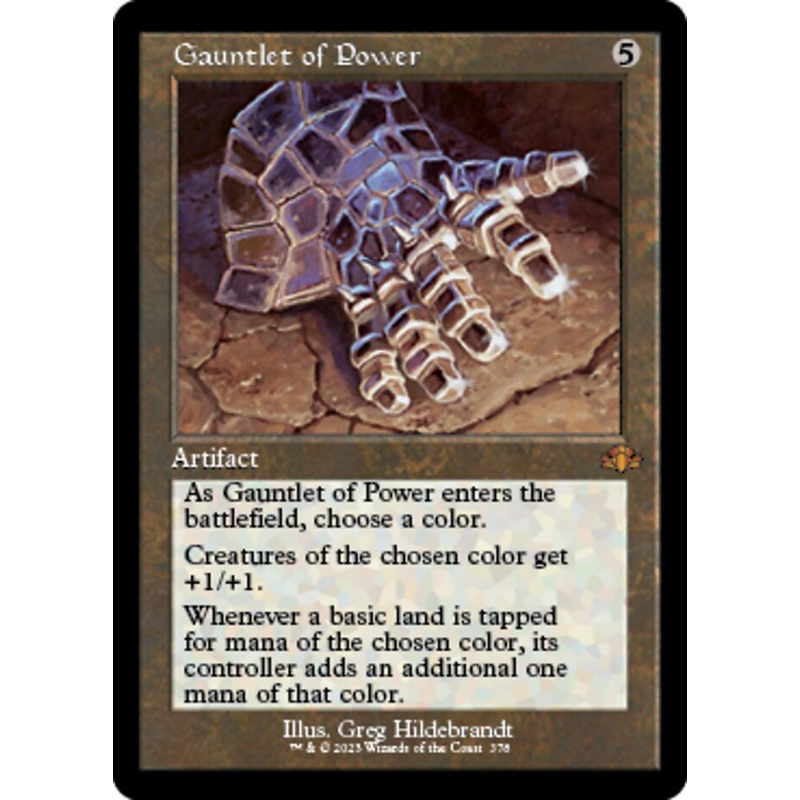 Gauntlet of Power (Retro) [Dominaria Remastered]