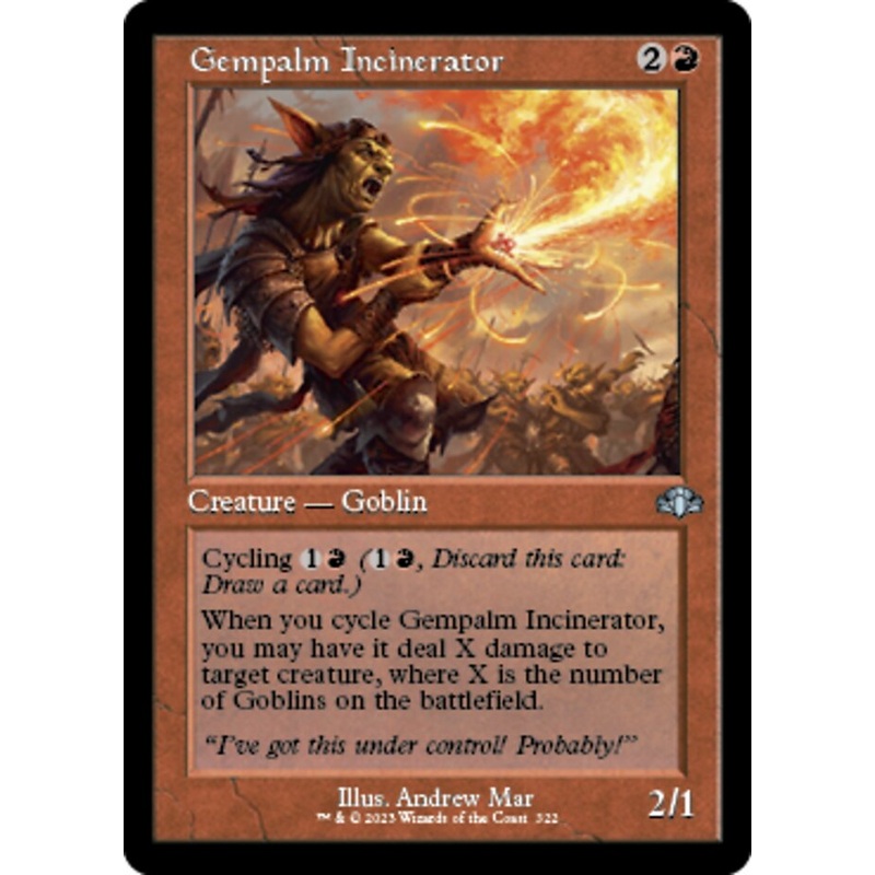 Gempalm Incinerator (Retro) [Dominaria Remastered]