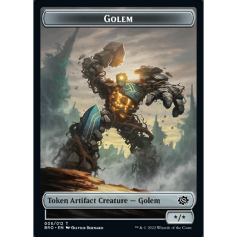 Golem Token [The Brothers' War Tokens]