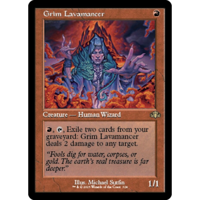 Grim Lavamancer (Retro) [Dominaria Remastered]