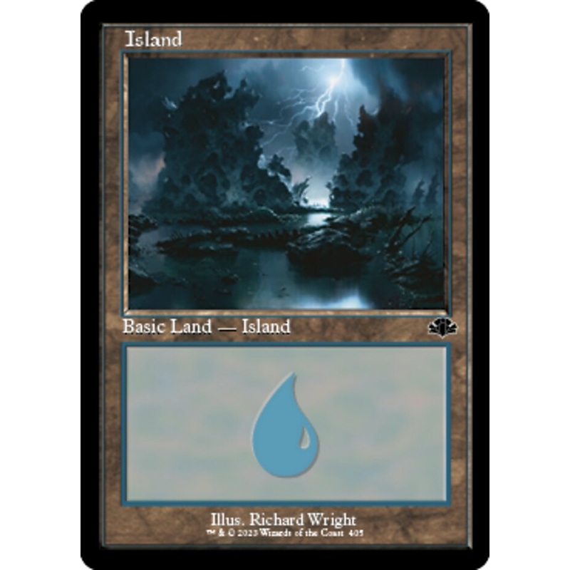 Island (405) (Retro) [Dominaria Remastered]