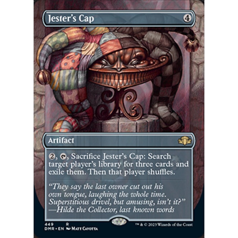 Jester's Cap (Borderless Alternate Art) [Dominaria Remastered]