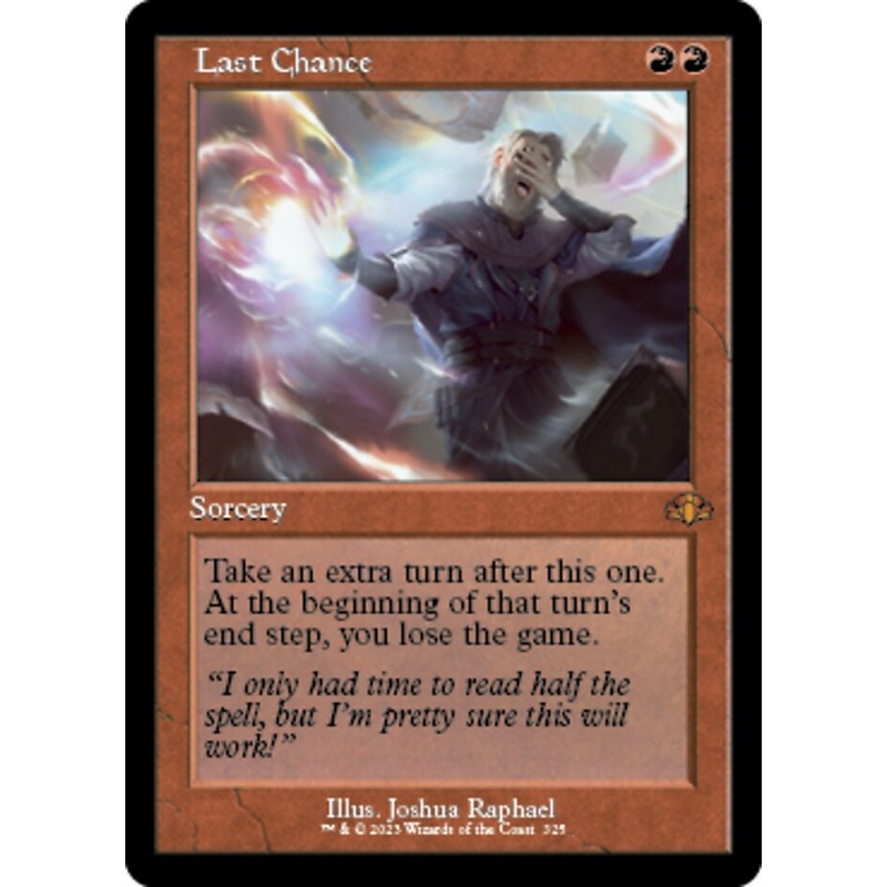 Last Chance (Retro) [Dominaria Remastered]