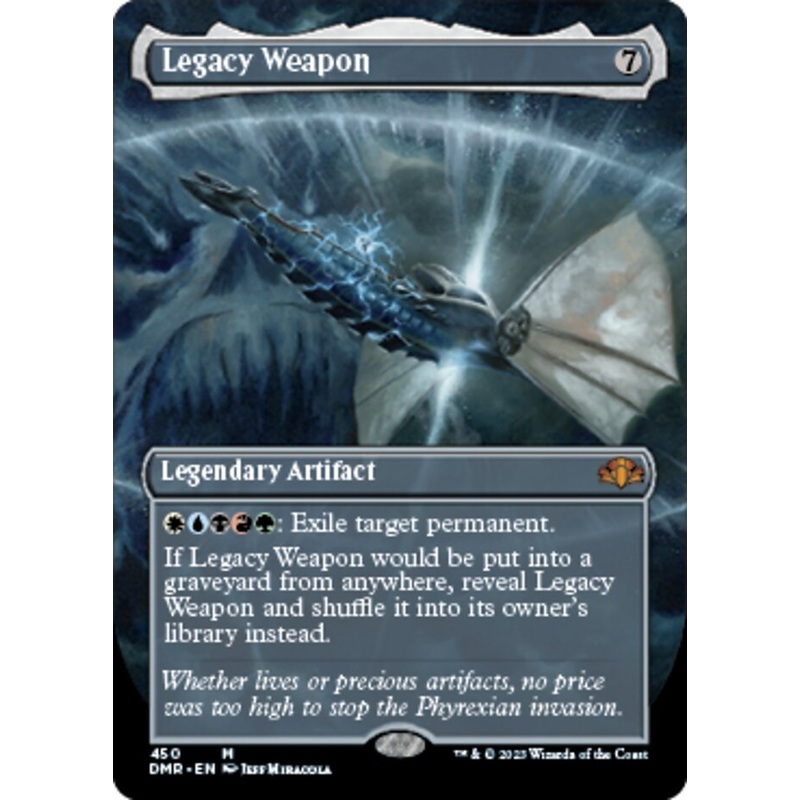 Legacy Weapon (Borderless Alternate Art) [Dominaria Remastered]