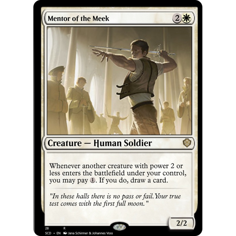 Mentor of the Meek [Starter Commander Decks]