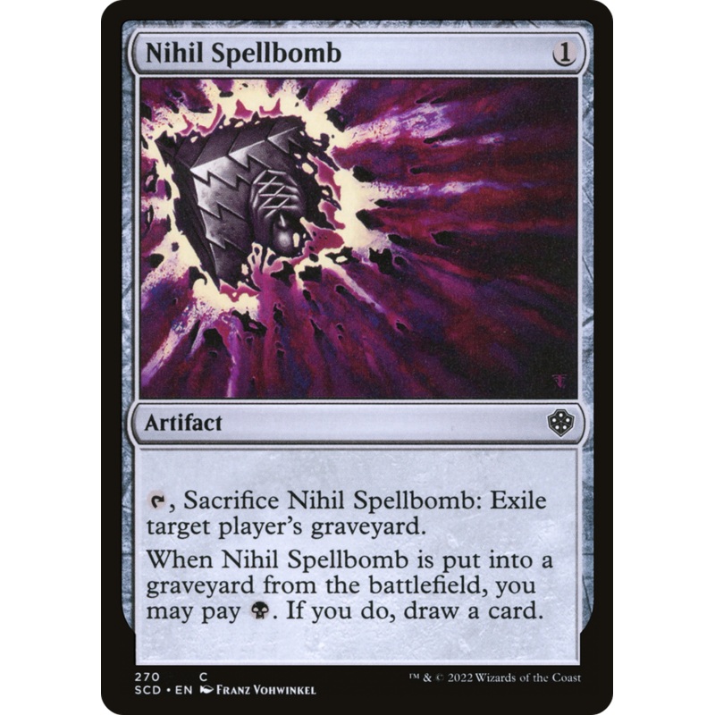 Nihil Spellbomb [Starter Commander Decks]