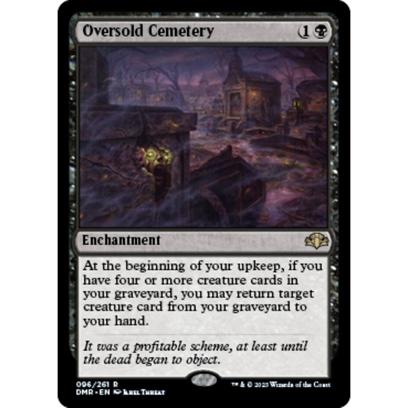 Oversold Cemetery [Dominaria Remastered]