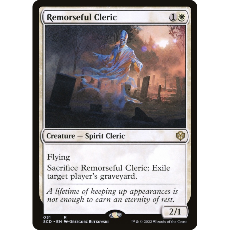 Remorseful Cleric [Starter Commander Decks]