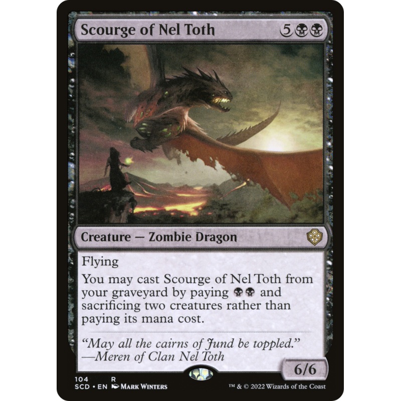 Scourge of Nel Toth [Starter Commander Decks]