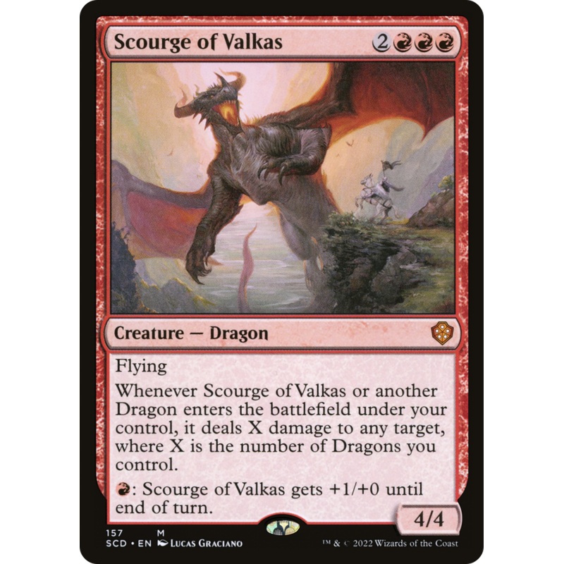 Scourge of Valkas [Starter Commander Decks]