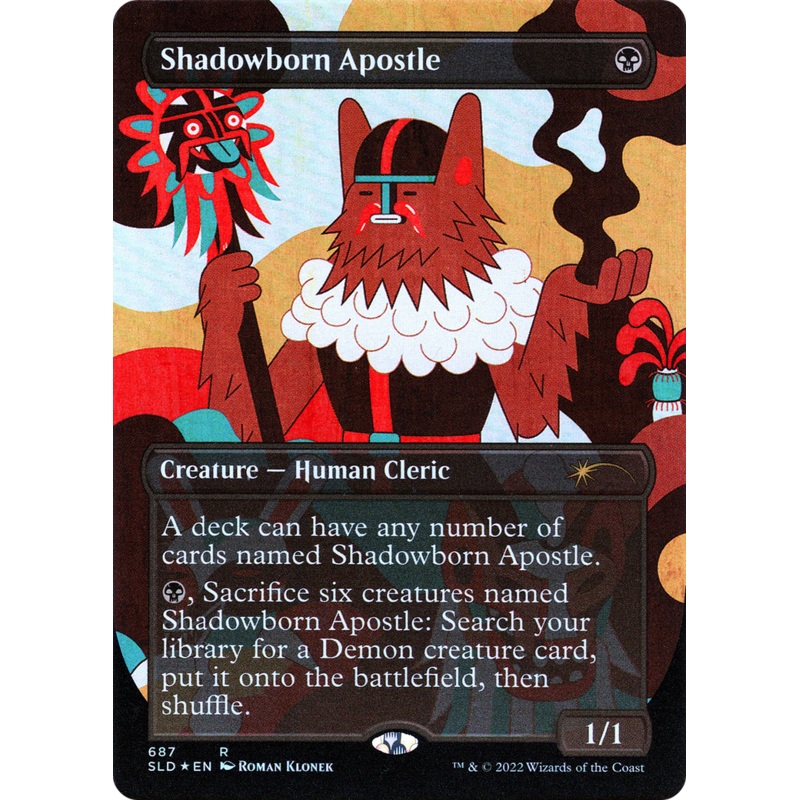 Shadowborn Apostle (687) (Borderless) [Secret Lair Drop Promos]