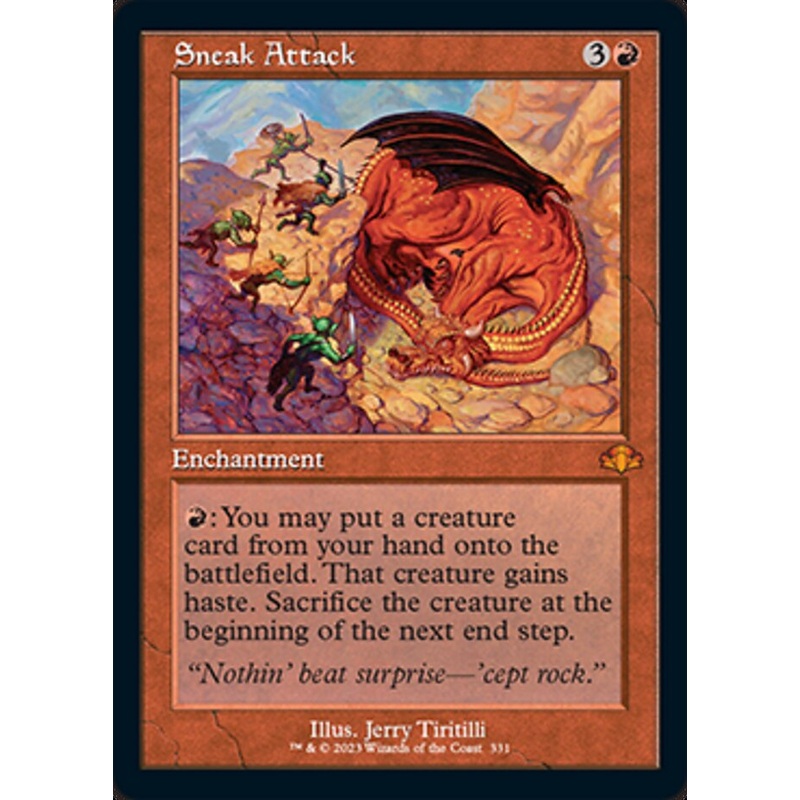 Sneak Attack (Retro) [Dominaria Remastered]