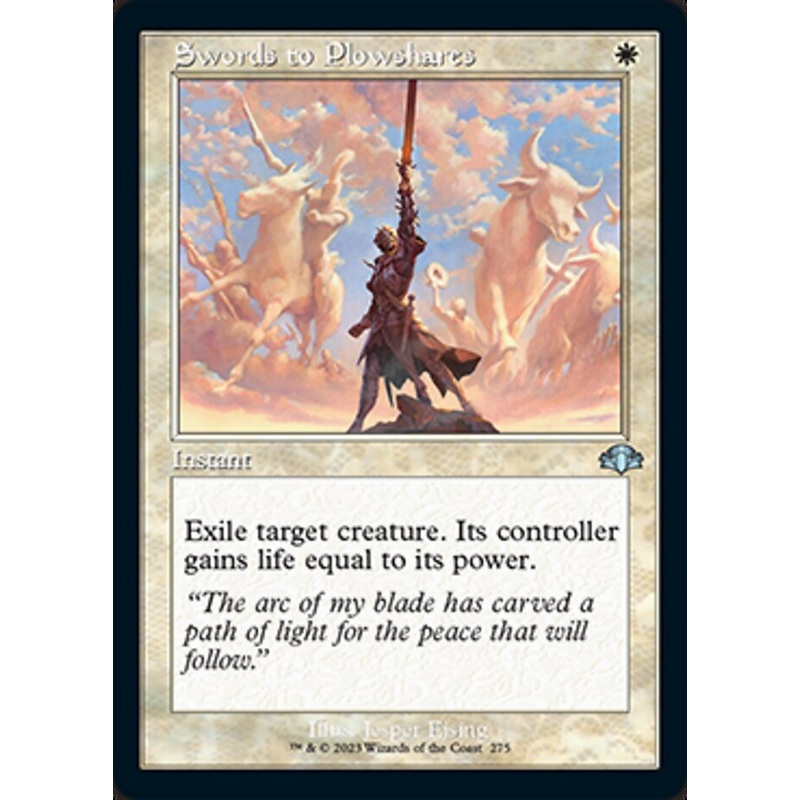 Swords to Plowshares (Retro) [Dominaria Remastered]