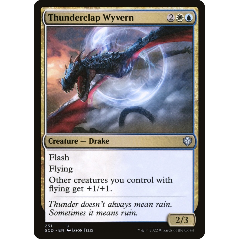 Thunderclap Wyvern [Starter Commander Decks]