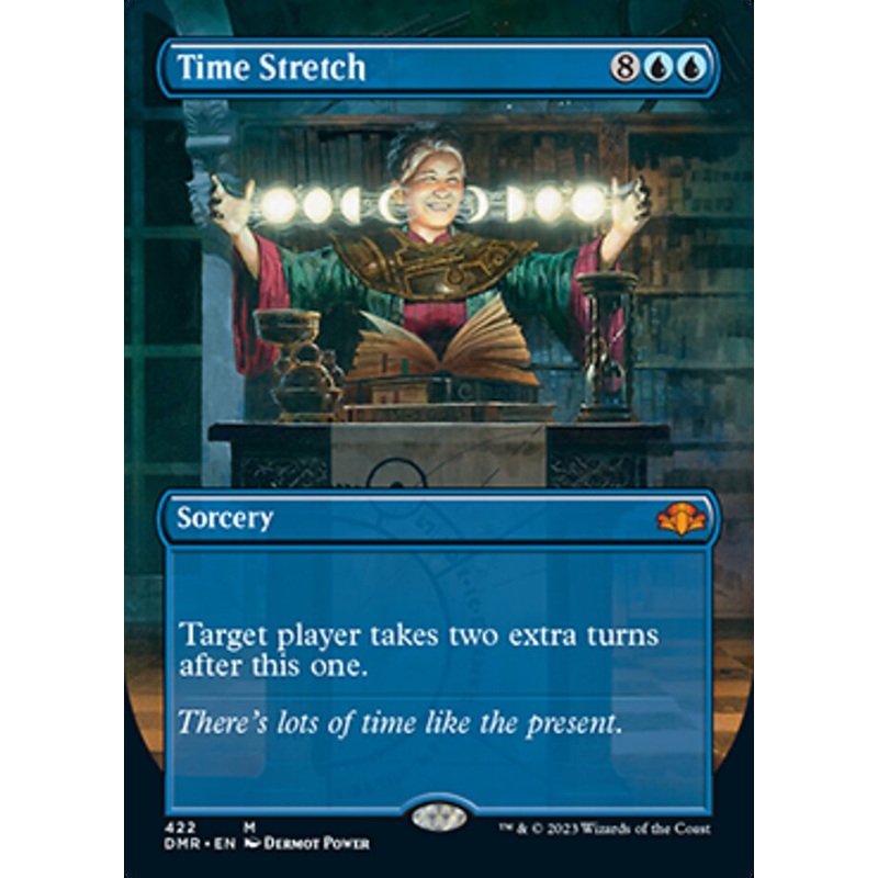 Time Stretch (Borderless Alternate Art) [Dominaria Remastered]