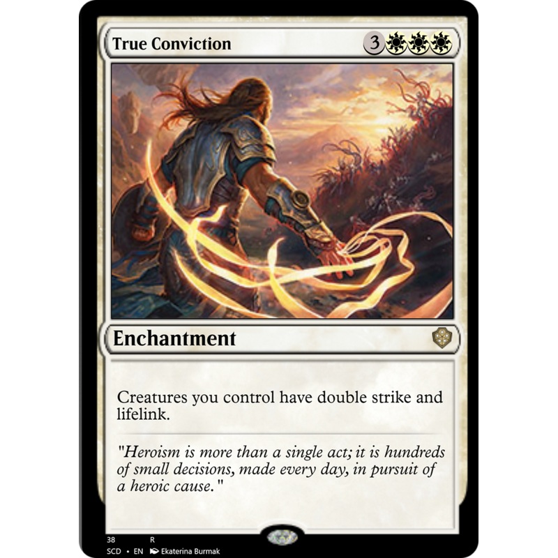 True Conviction [Starter Commander Decks]