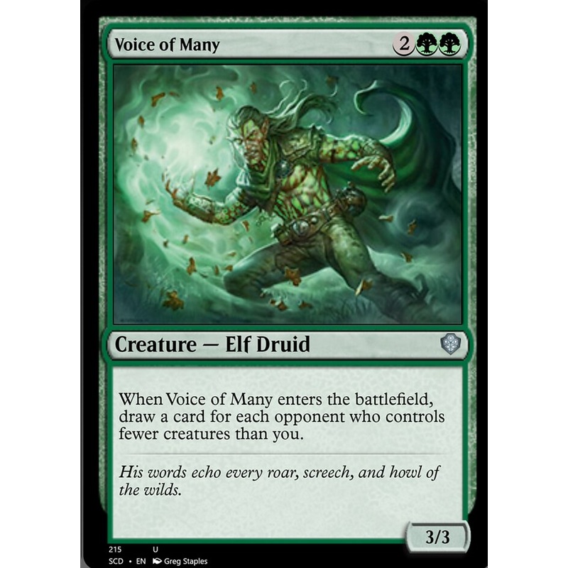 Voice of Many [Starter Commander Decks]