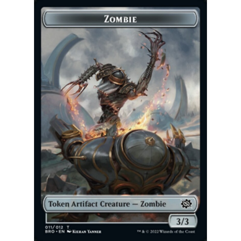 Zombie Token [The Brothers' War Tokens]