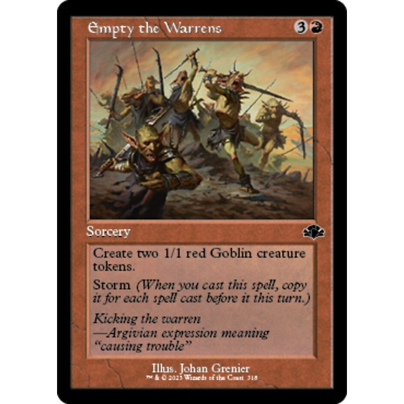 Empty the Warrens (Retro) [Dominaria Remastered]
