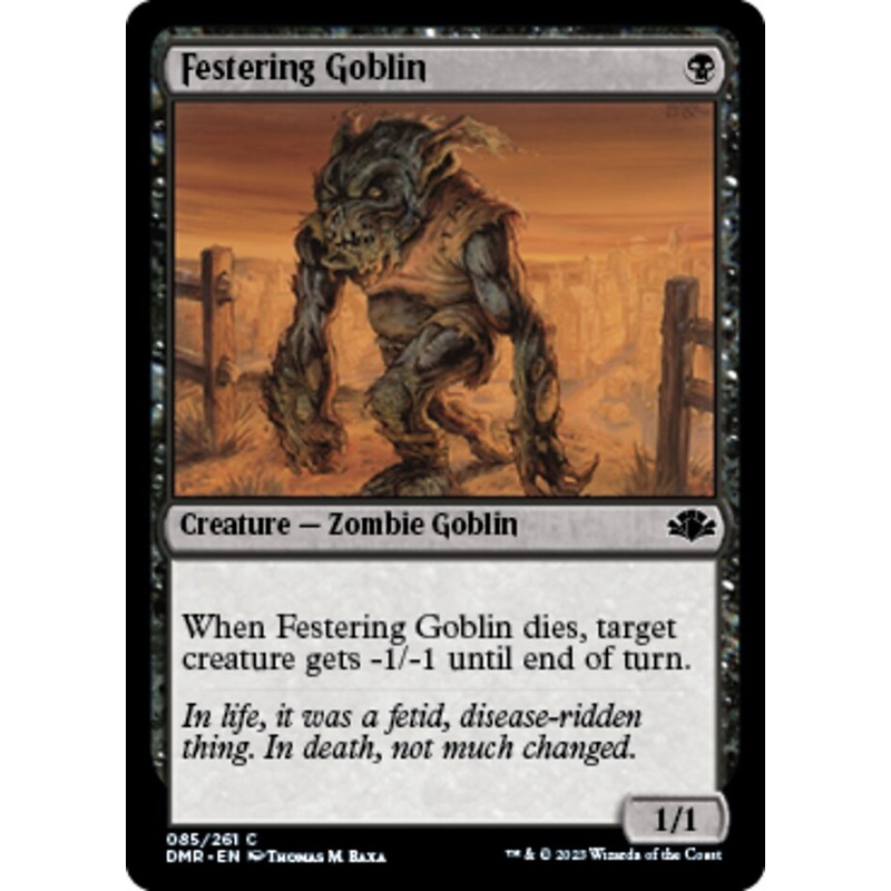 Festering Goblin [Dominaria Remastered]