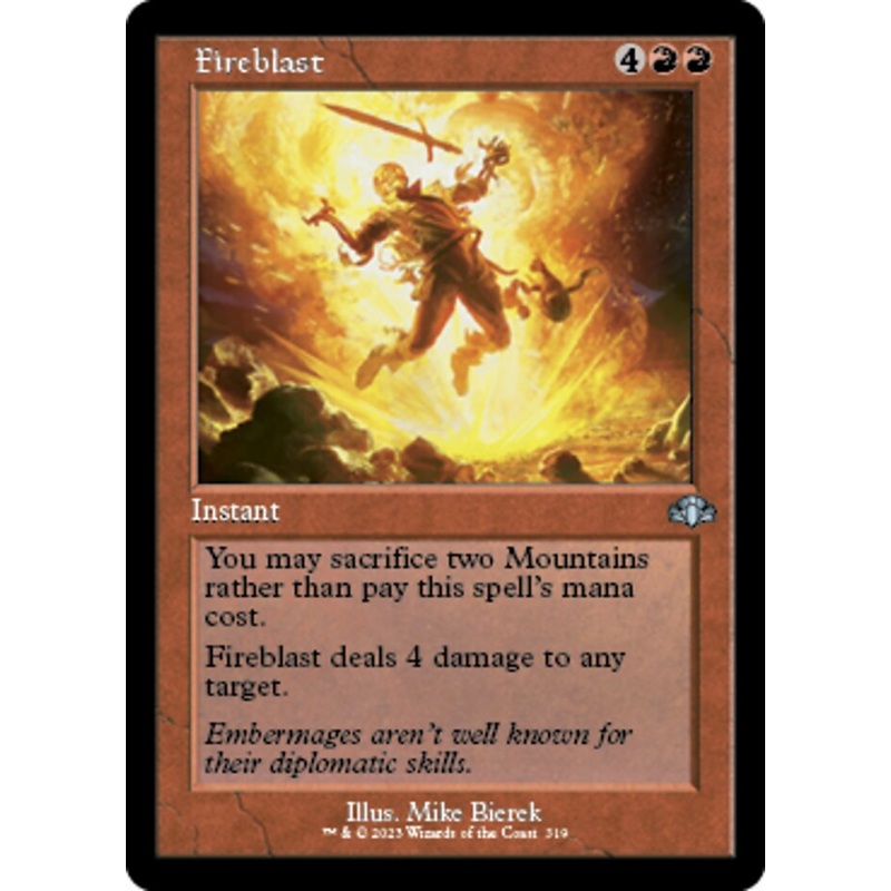 Fireblast (Retro) [Dominaria Remastered]