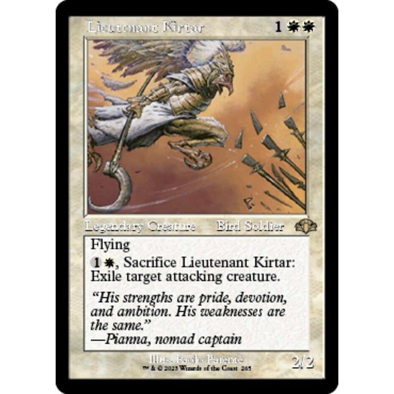 Lieutenant Kirtar (Retro) [Dominaria Remastered]