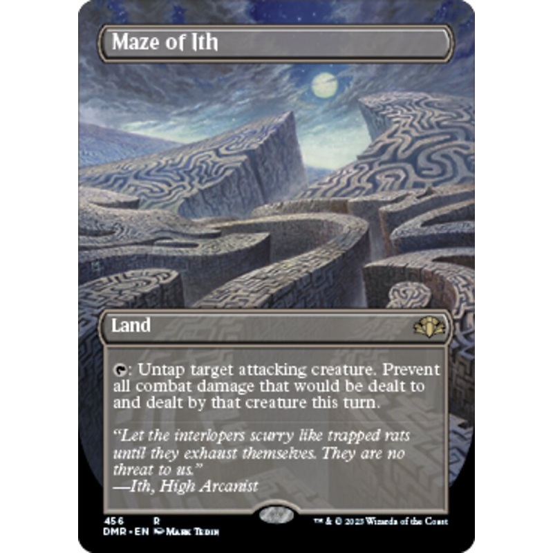 Maze of Ith (Borderless Alternate Art) [Dominaria Remastered]