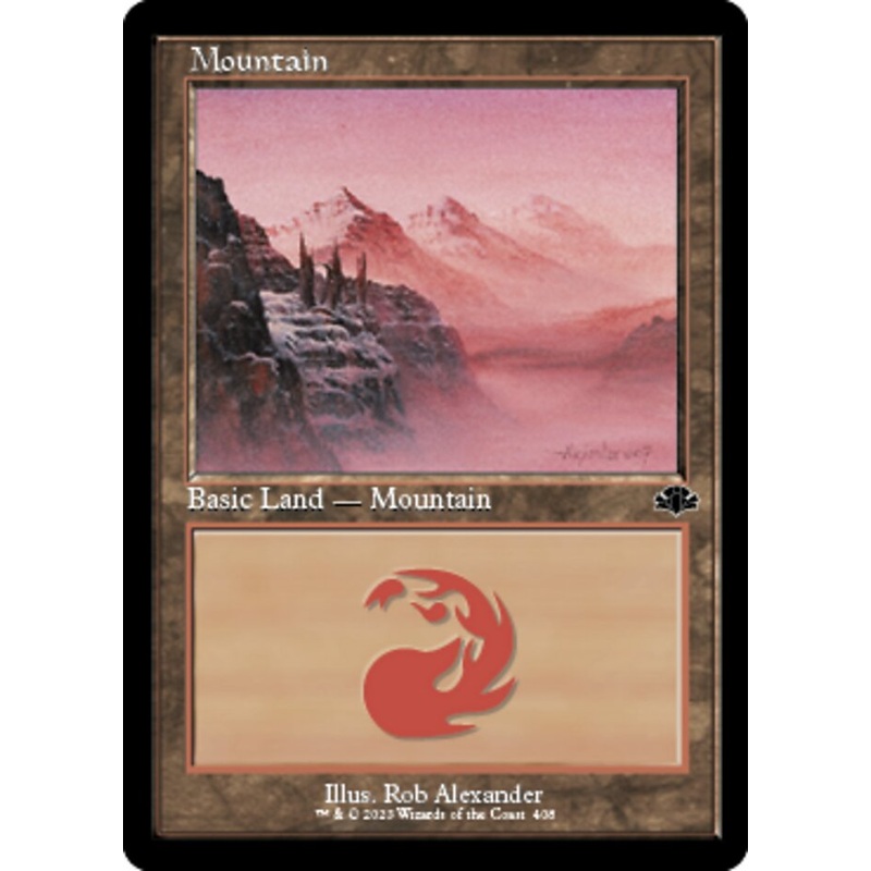 Mountain (408) (Retro) [Dominaria Remastered]