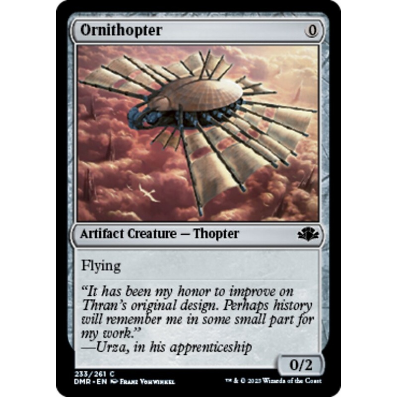 Ornithopter [Dominaria Remastered]