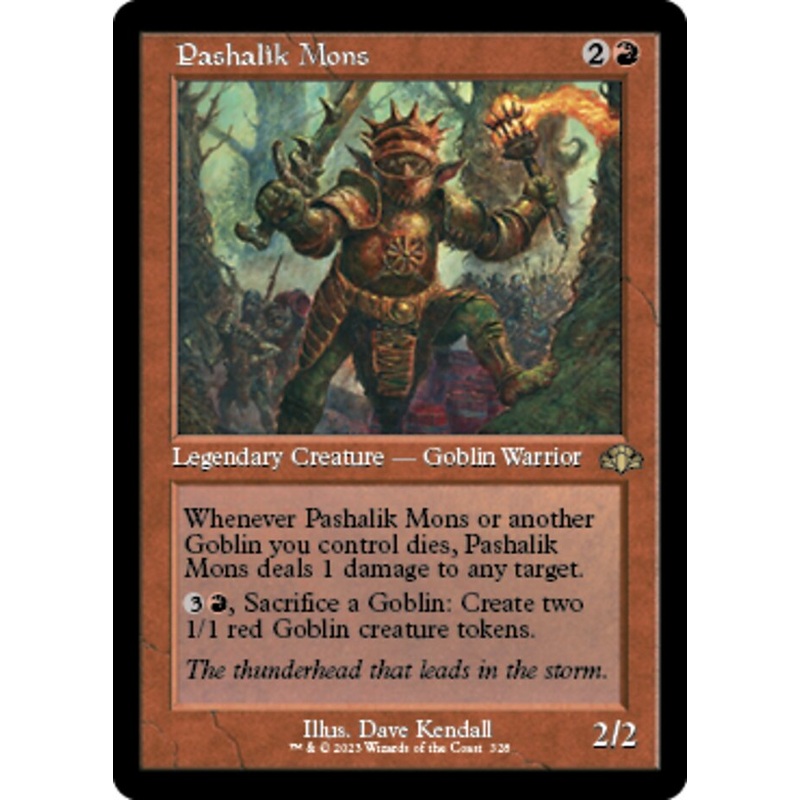 Pashalik Mons (Retro) [Dominaria Remastered]