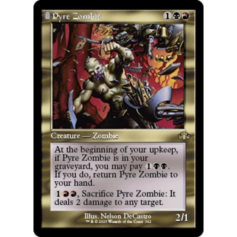 Pyre Zombie (Retro) [Dominaria Remastered]