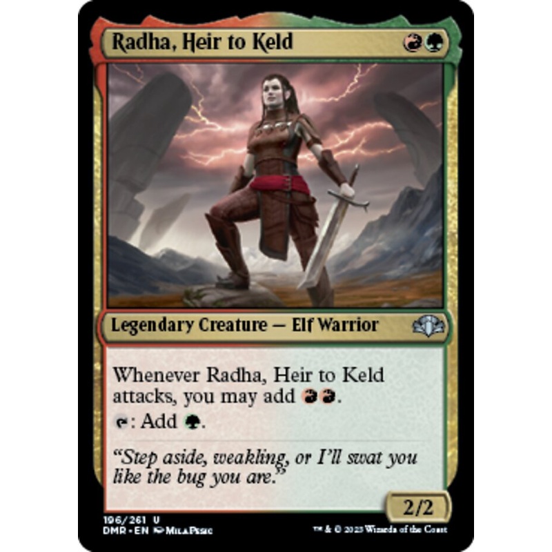 Radha, Heir to Keld [Dominaria Remastered]