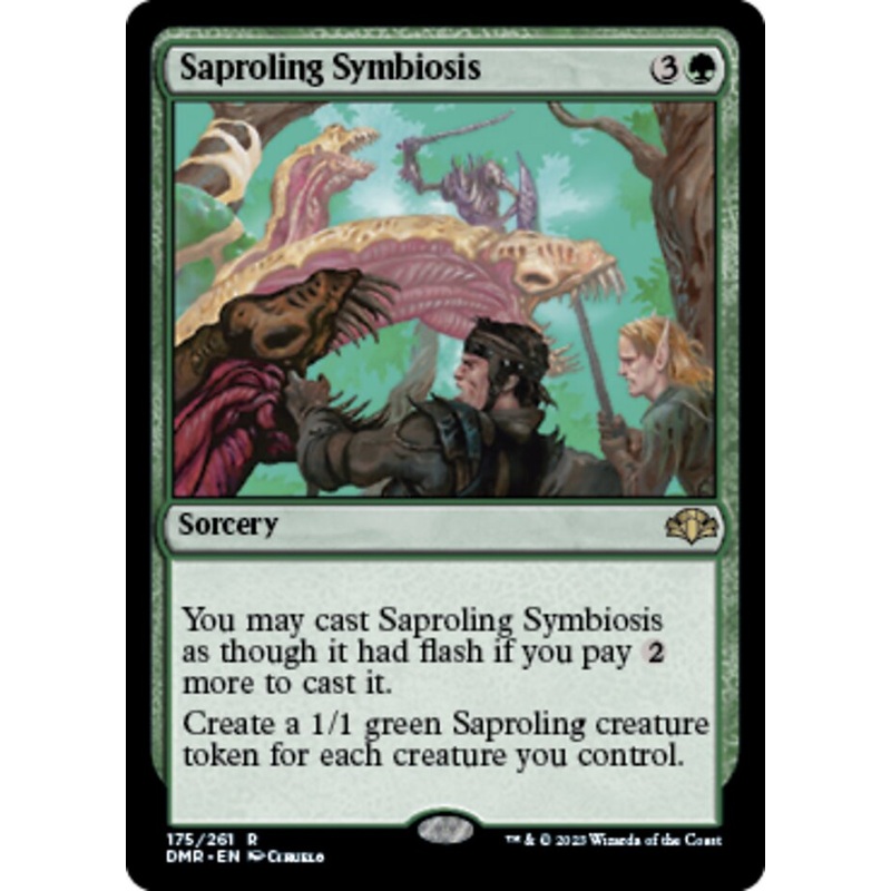 Saproling Symbiosis [Dominaria Remastered]