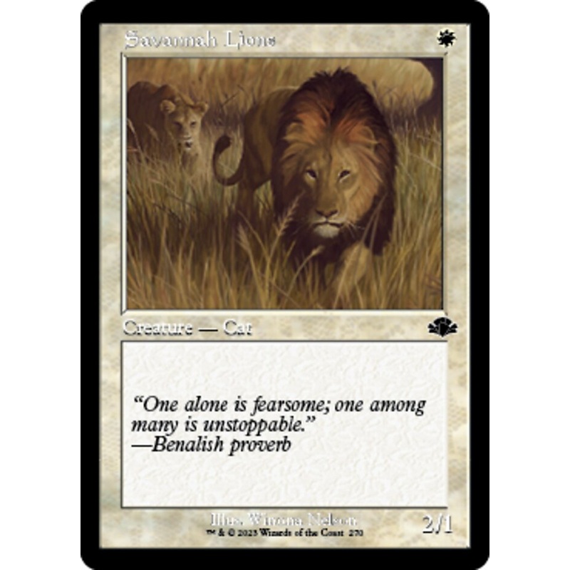 Savannah Lions (Retro) [Dominaria Remastered]