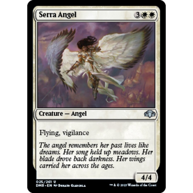 Serra Angel [Dominaria Remastered]