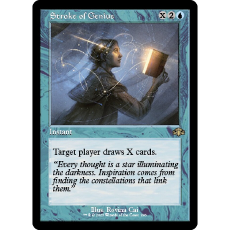 Stroke of Genius (Retro) [Dominaria Remastered]