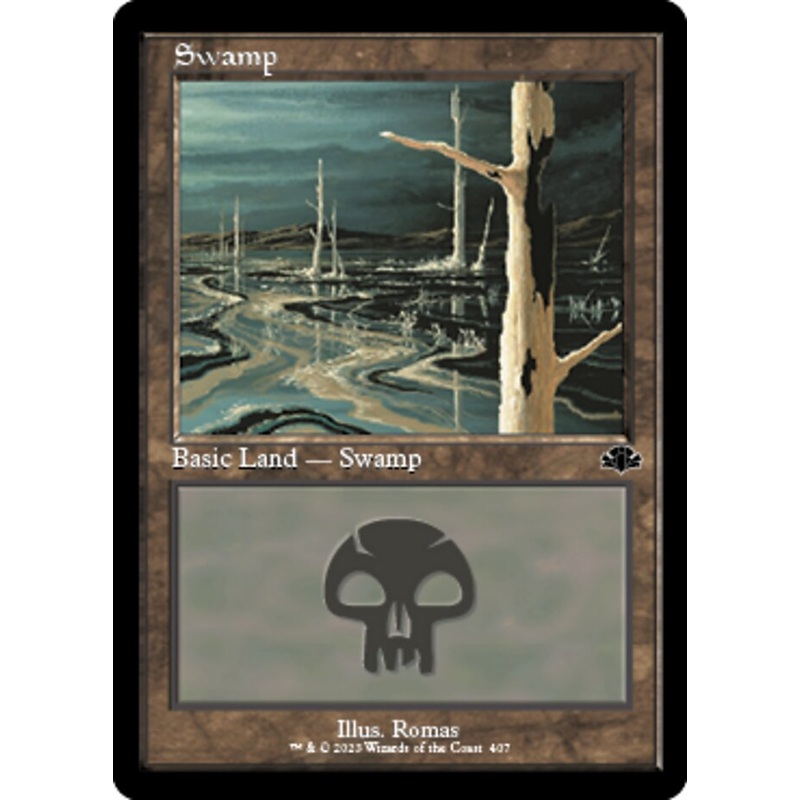 Swamp (407) (Retro) [Dominaria Remastered]