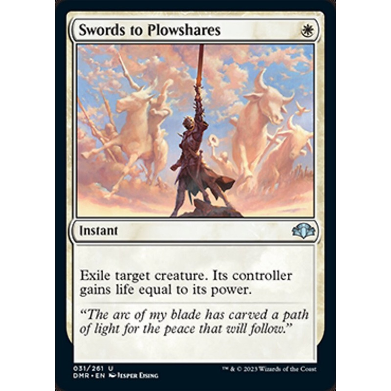 Swords to Plowshares [Dominaria Remastered]