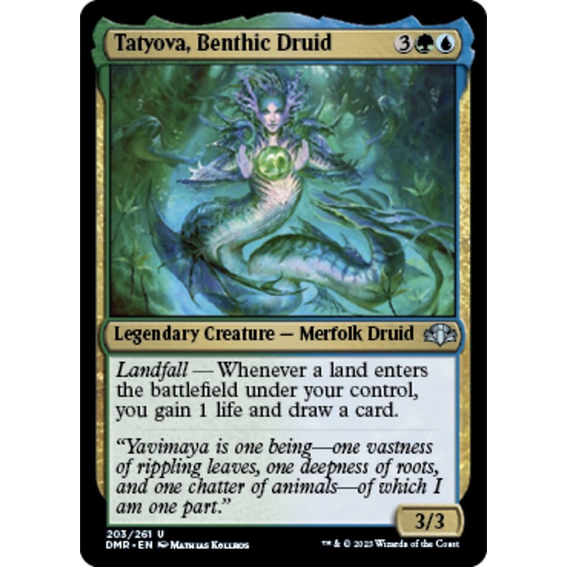 Tatyova, Benthic Druid [Dominaria Remastered]