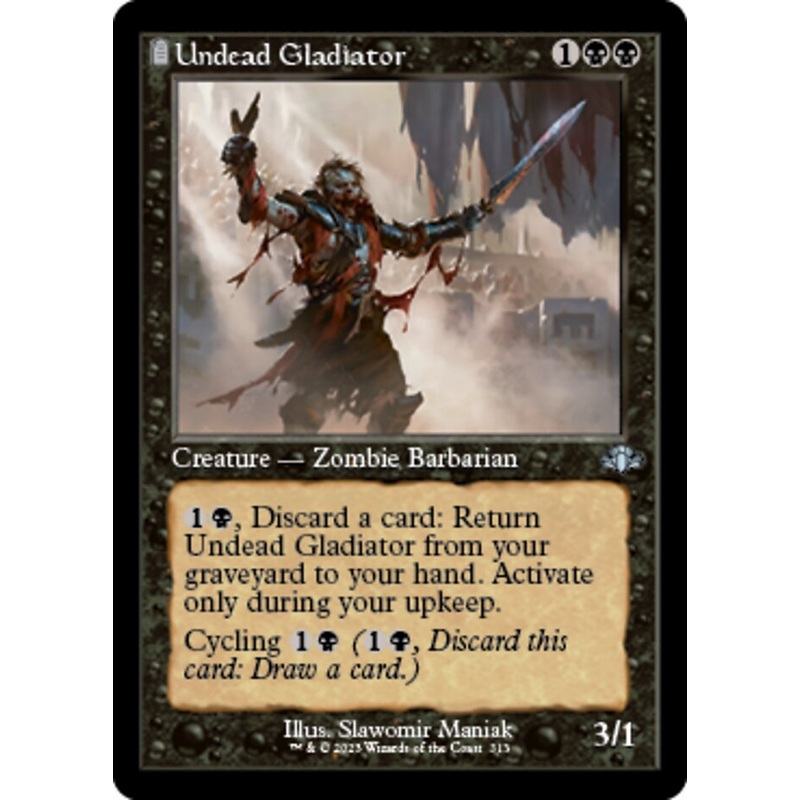 Undead Gladiator (Retro) [Dominaria Remastered]