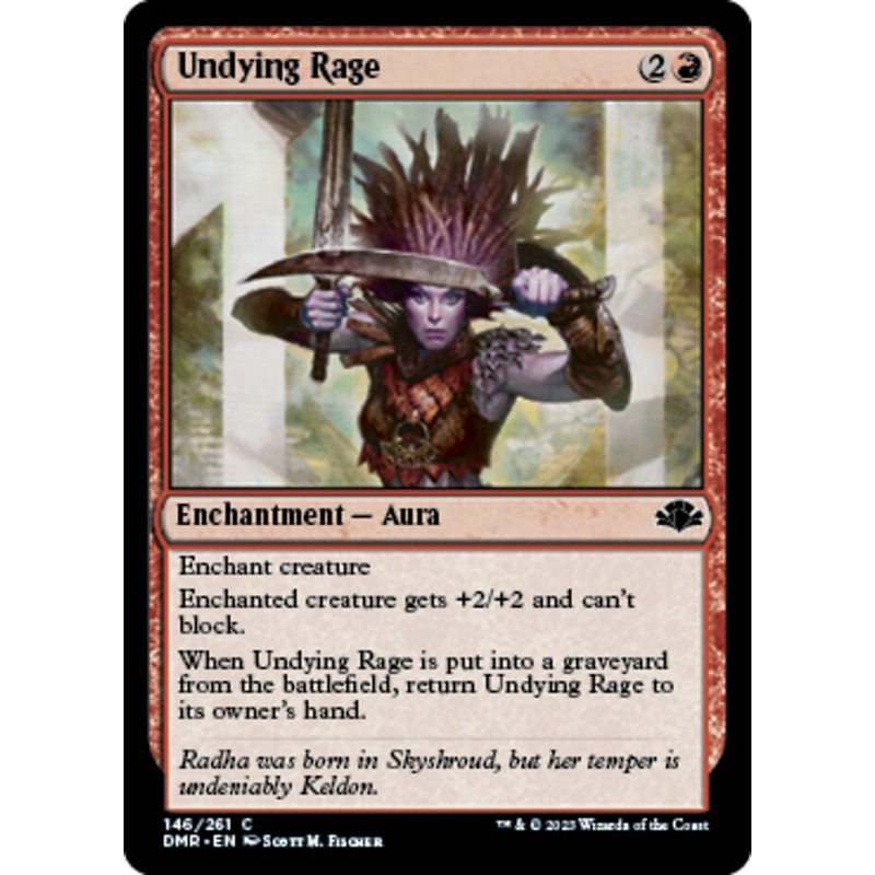 Undying Rage [Dominaria Remastered]